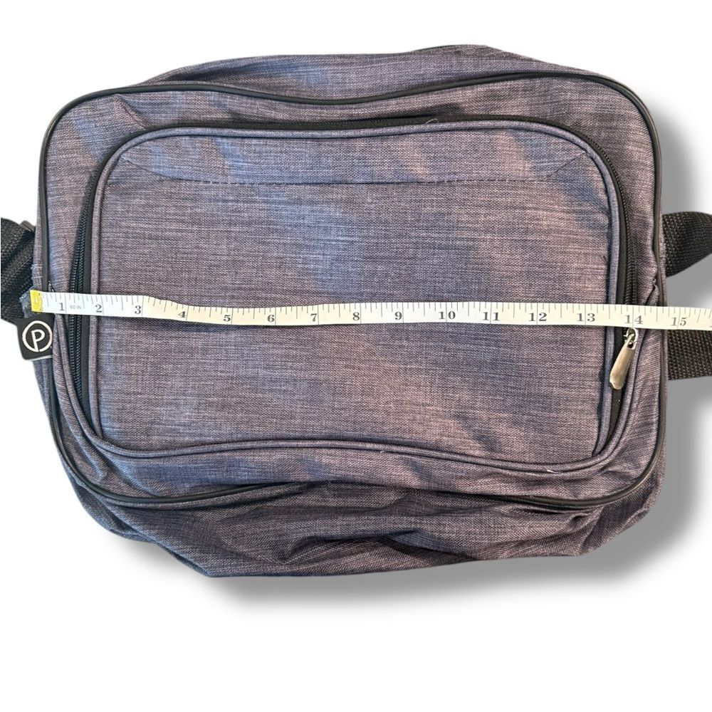 **NWOT**Gray Men's Shoulder Bag - Perfect for Shower Bag! - Picture 4 of 4